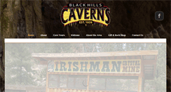 Desktop Screenshot of blackhillscaverns.com